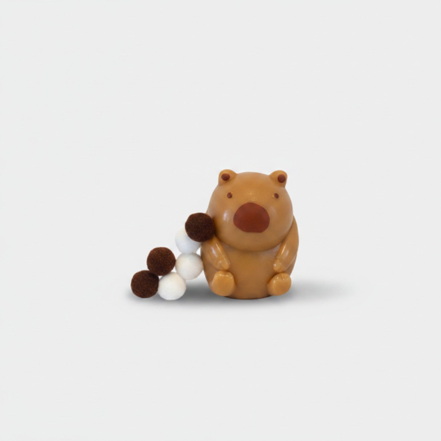 Cute Donut Plush With Smiley Face Capybara