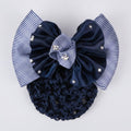 Oversized Bow Hair Claw - Ombre Blue