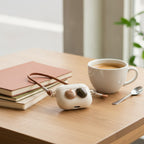 Mini Shoulder Bag AirPods Case - Cream with Blush & Olive Gems (for AirPods 3)