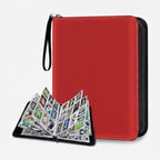 Nine-Pocket Card Collector Album - Red