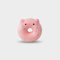 Cute Donut Plush With Smiley Face Pink Donut