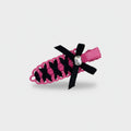 Black Bow Pink Claw Hair Clip Pink