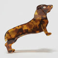 Amber Tortoiseshell Dachshund Hair Claw Clip – hair accessories (view 1)