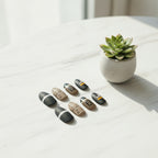 Designer-Inspired Nail Art Set - Mixed Print