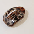 Tortoiseshell Oval Hair Claw