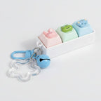 Cute Critter Keychain Set - Three Charm Mix