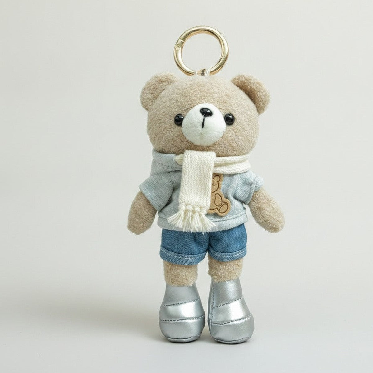Cute Teddy Bear Plush Keychain – novelty & toys (view 1)