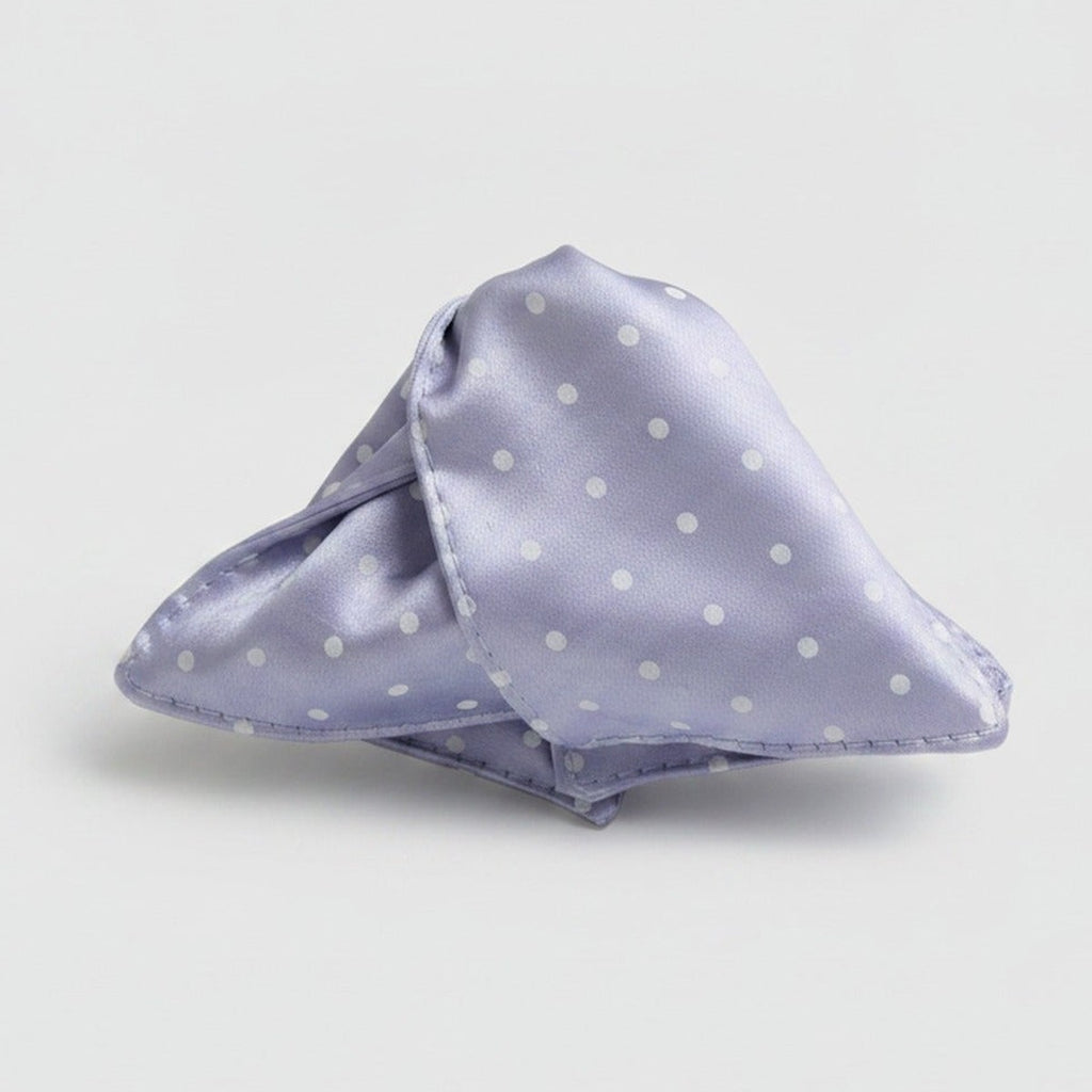 Lavender Polka Dot Hair Claw Clip – hair accessories (view 1)