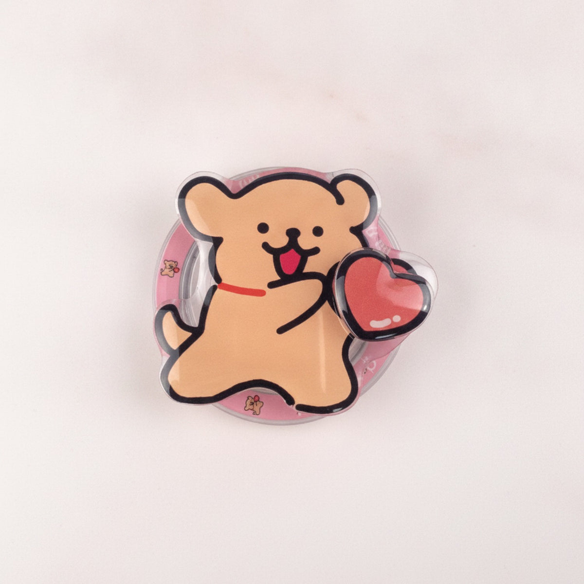 Puppy Love Magnetic Phone Grip - Golden Retriever