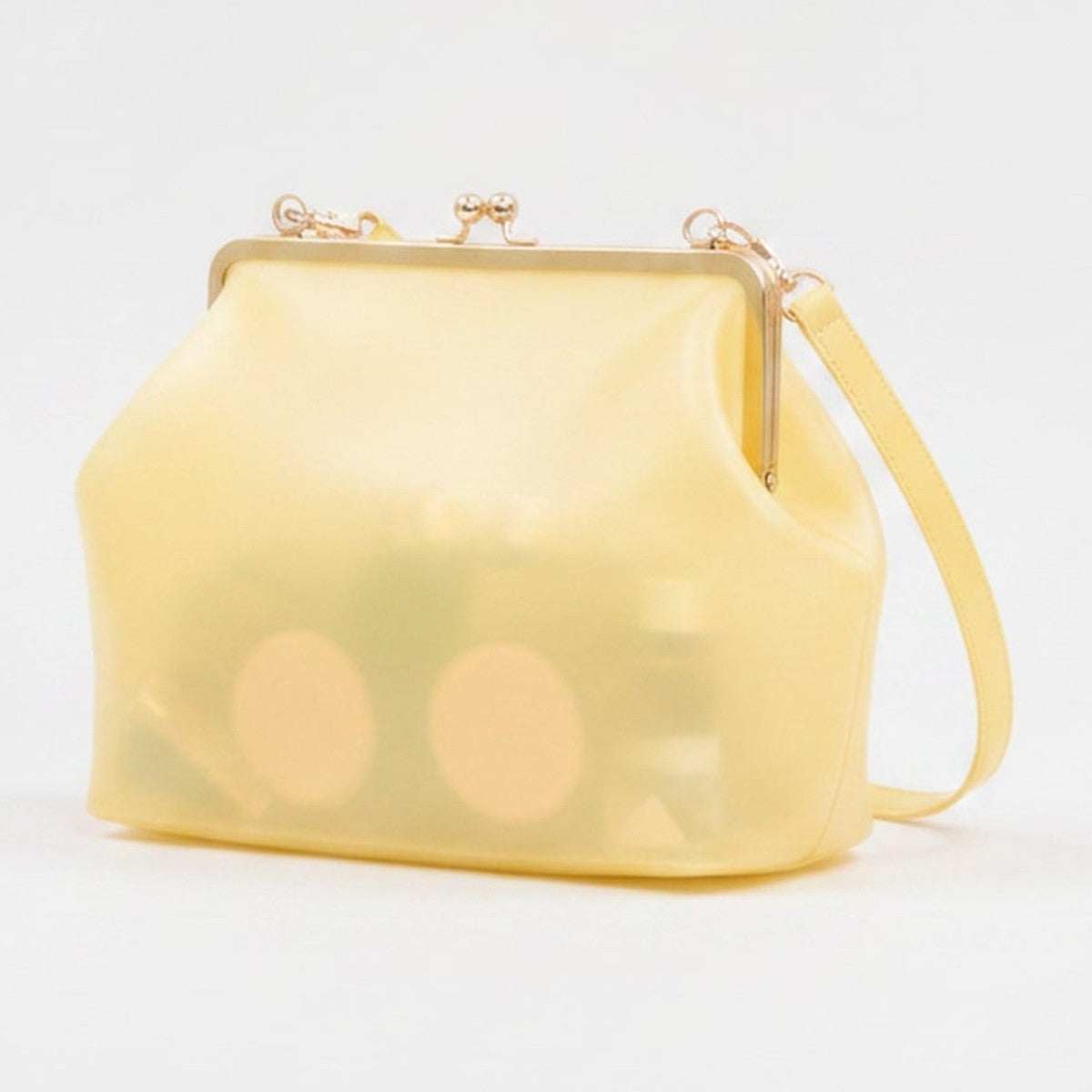 Candy Color Jelly Shoulder Bag - Yellow – bags & wallets (view 1)