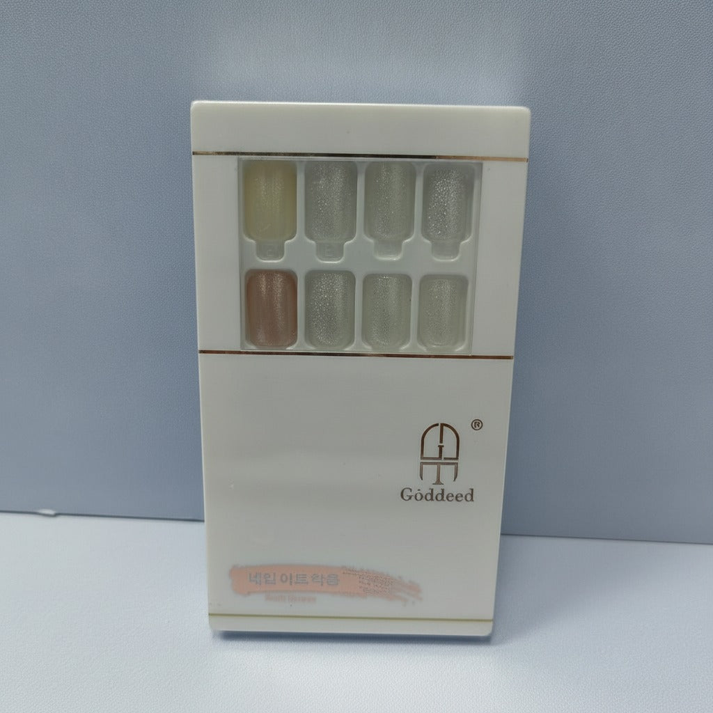 Nail Art Sticker Set - Warm Neutral Mix