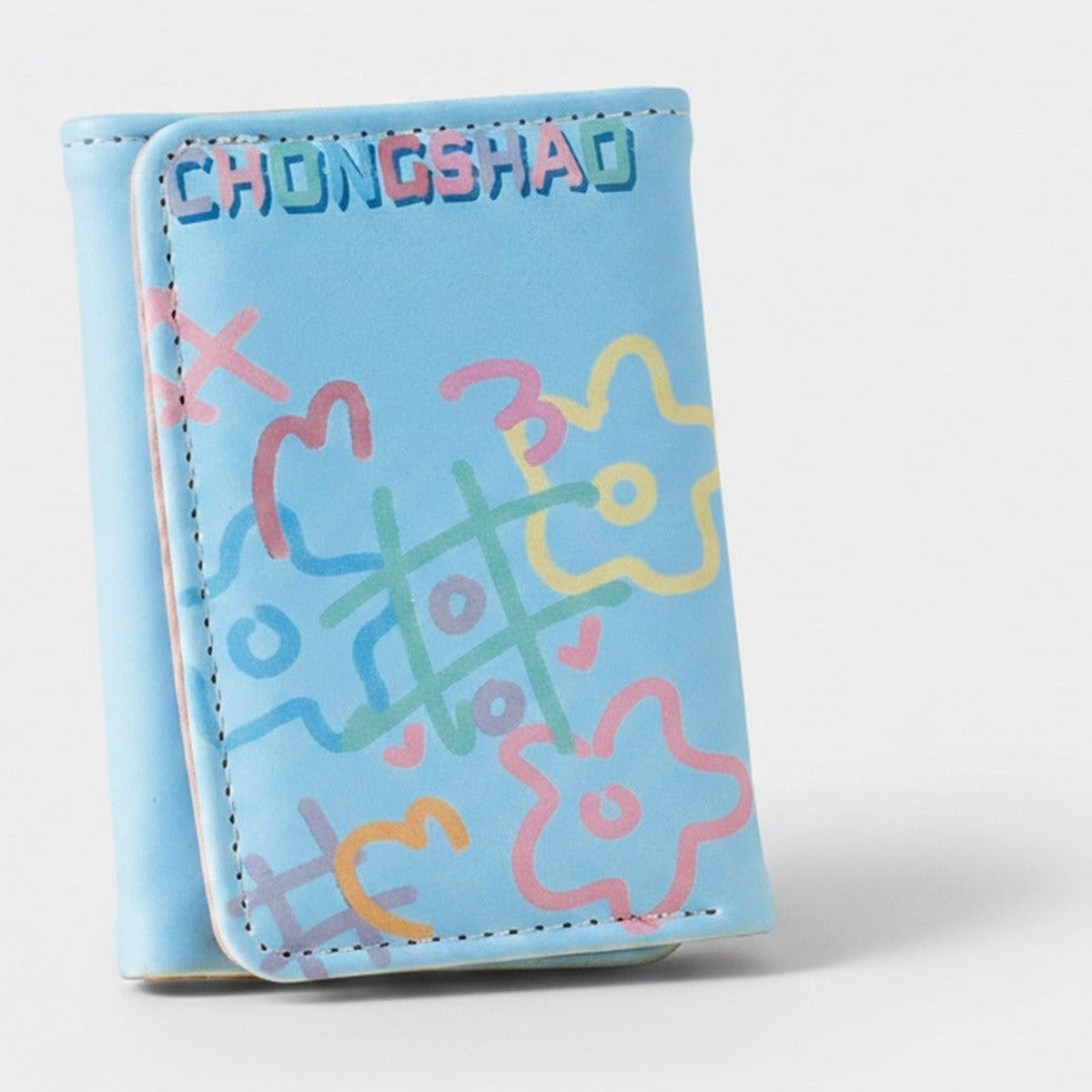 Blue Tic-Tac-Toe Star Card Holder Wallet – bags & wallets (view 1)