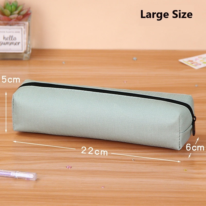 Simple and portable pencil case for elementary school students - Gray