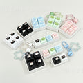 Cute Critter Keychain Set - Blue Penguin