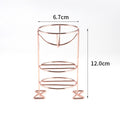 Powder puff storage rack, beauty blender drying rack - Rose
