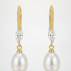 Elegant Freshwater Pearl Drop Earrings – jewelry (view 1)