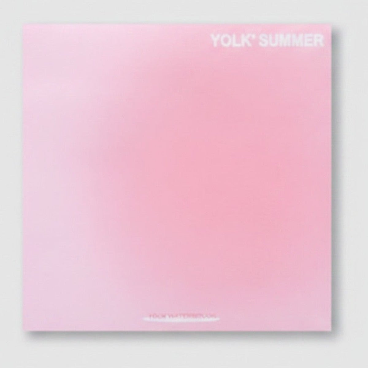 Gradient Yolk'Summer Square Notebook - Pink Ombre – stationery (view 1)