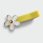 Flower Crystal Hair Clip Yellow – hair accessories (view 1)