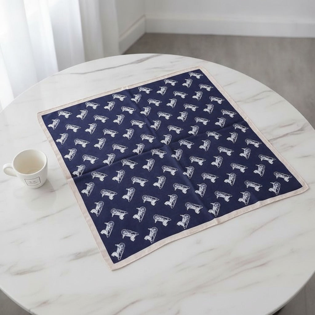 Mini Horse Print Silk Scarf - Type 7