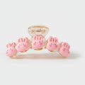 Pink Bunny Beaded Hair Claw Clip – hair accessories (view 1)