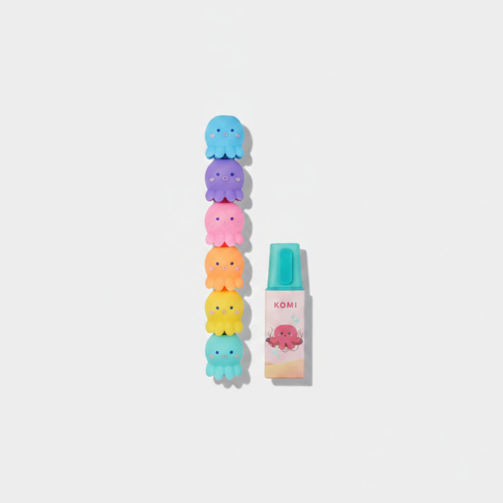 Cute Bunny Gel Pen Set Octopus Matte