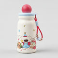 Cute Dog Adventure Theme Drink Bottle - Red Cup Brush 3D Sticker – novelty & toys (view 1)
