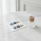 Gel Shine Nail Tips Press-On Set - Shimmer Mix
