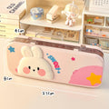 Cute bunny pencil case - Pink