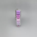 Mini Pop-It Button Keychain - Purple Gradient