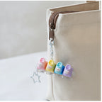 Squishy Slipper Keychain - Pastel Mix