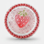 Strawberry Glitter Phone Grip - Red