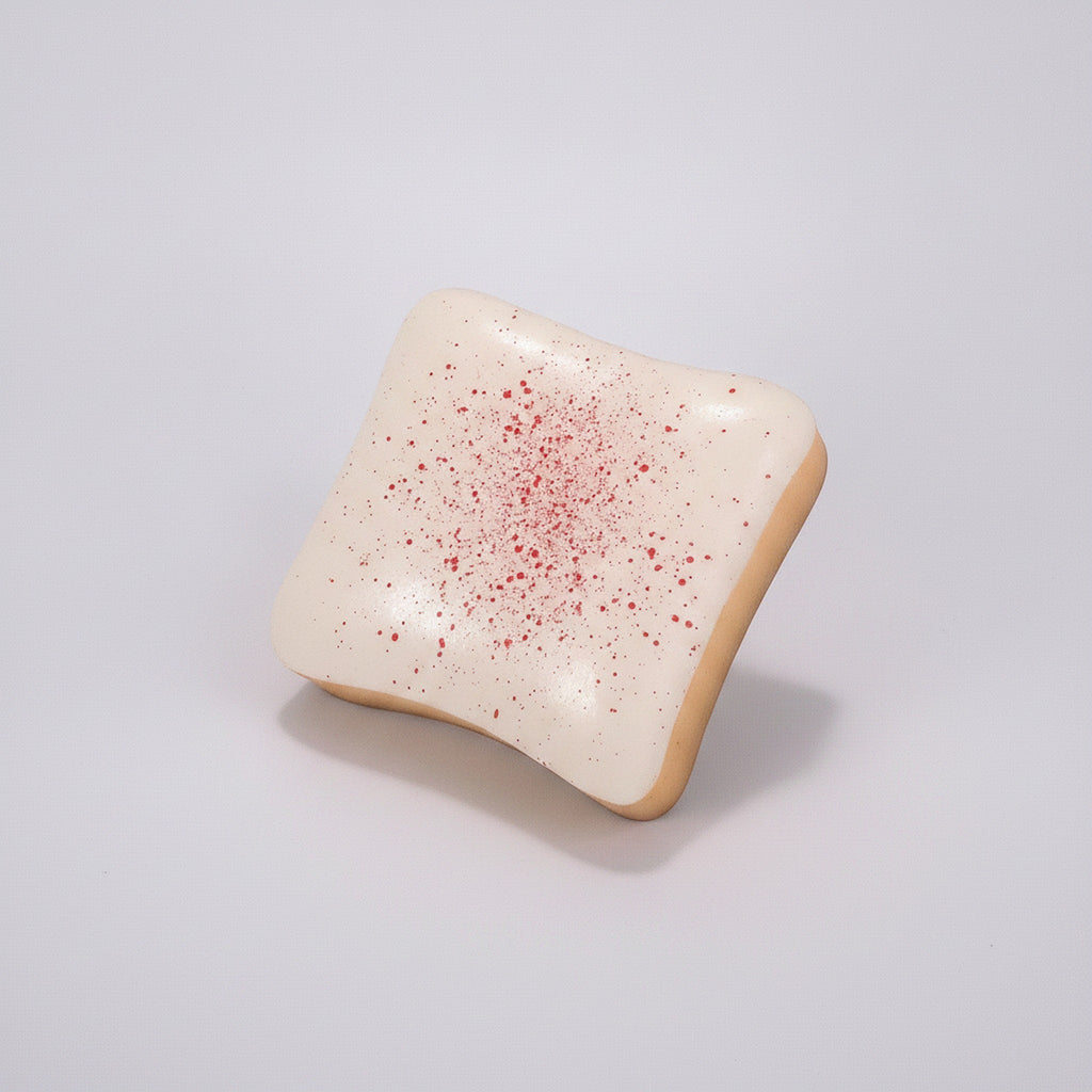 Frosted Toast Squishy - Cream
