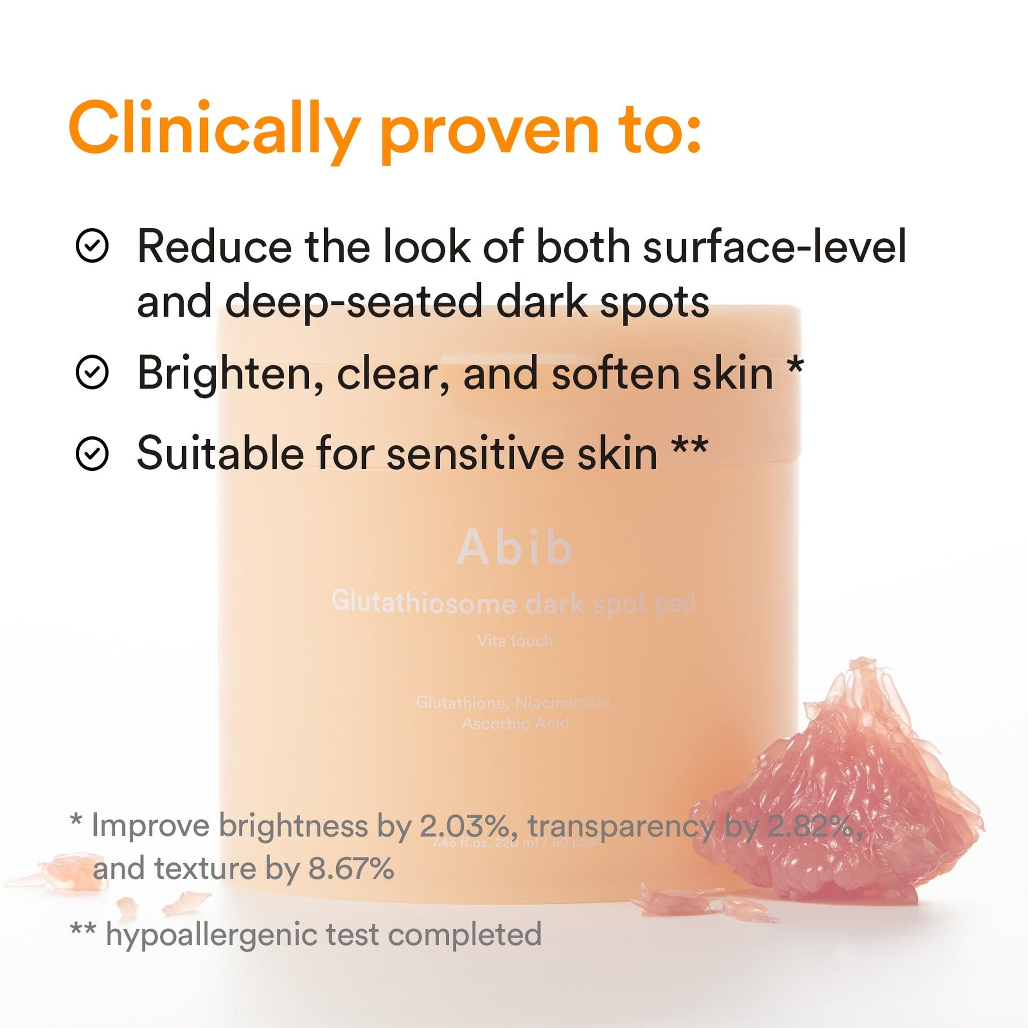GLUTATHIOSOME DARK SPOT PAD VITA TOUCH 220ml / 60pads - image 7