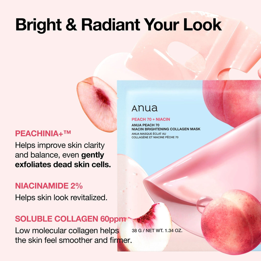 [1EA] PEACH 70 NIACIN SERUM MASK 25ml - image 3
