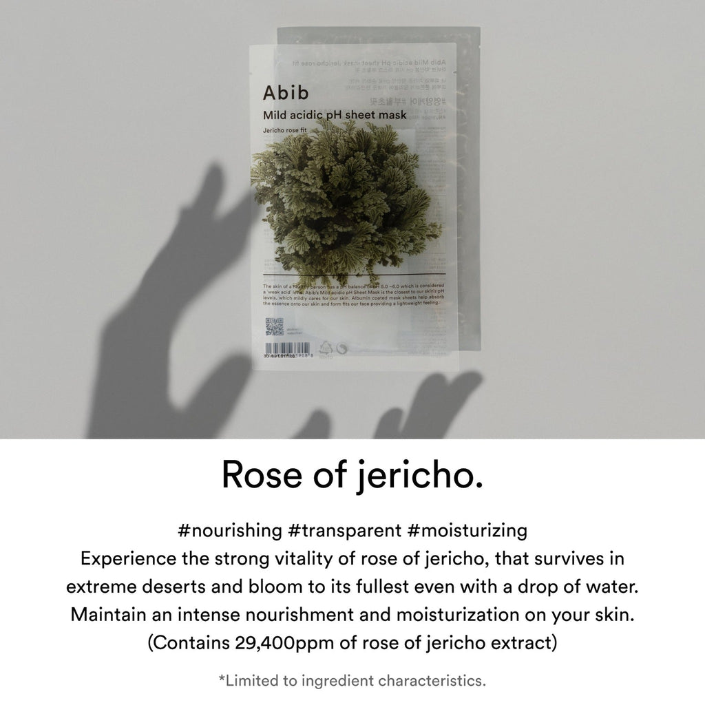 MILD ACIDIC pH SHEET MASK JERICHO ROSE FIT - image 3