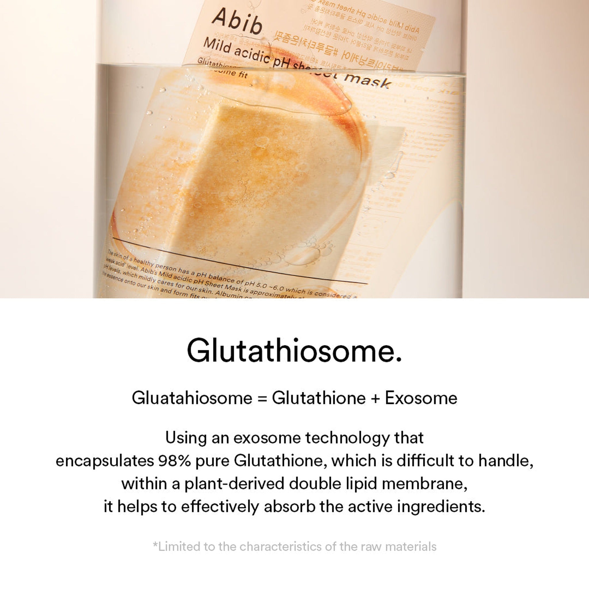MILD ACIDIC PH SHEET MASK GLUTATHIOSOME FIT 30ml - image 4