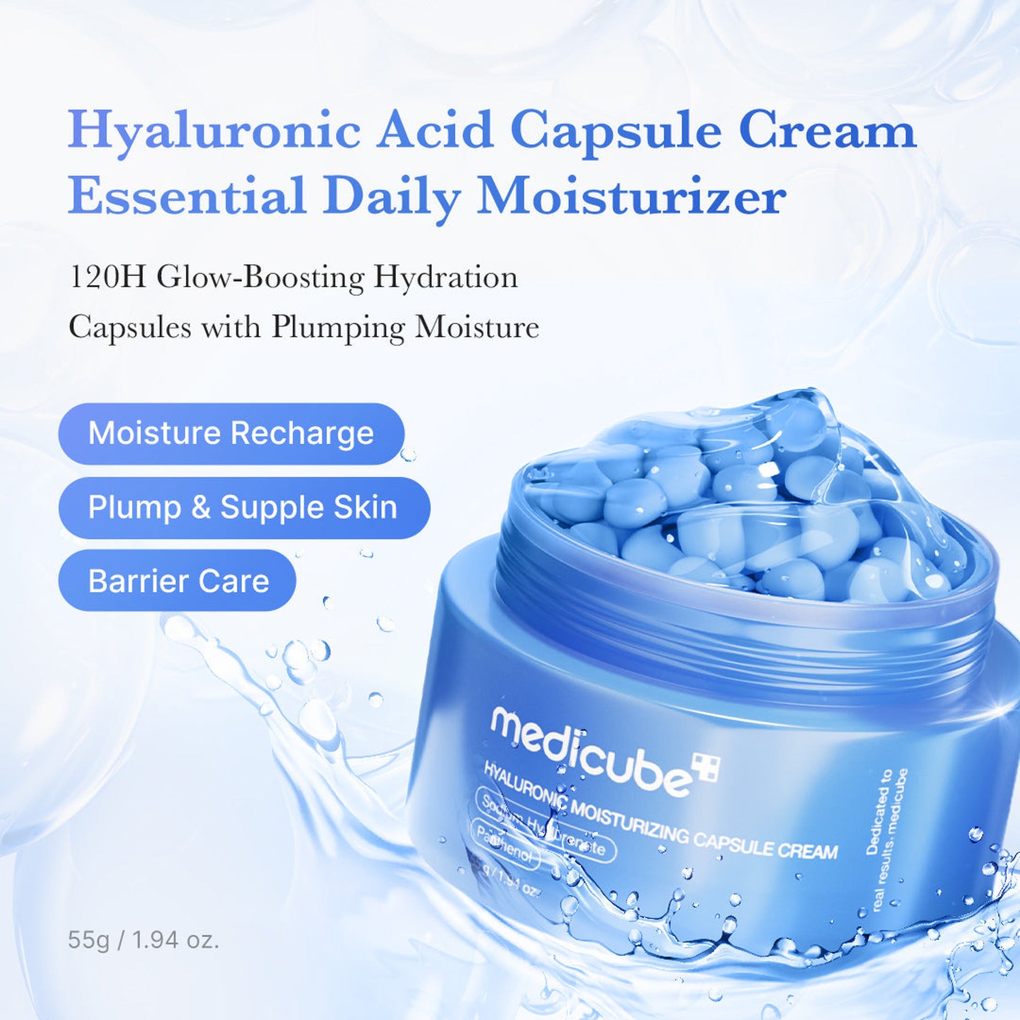 HYALURONIC MOISTURIZING CAPSULE CREAM 55g - image 2