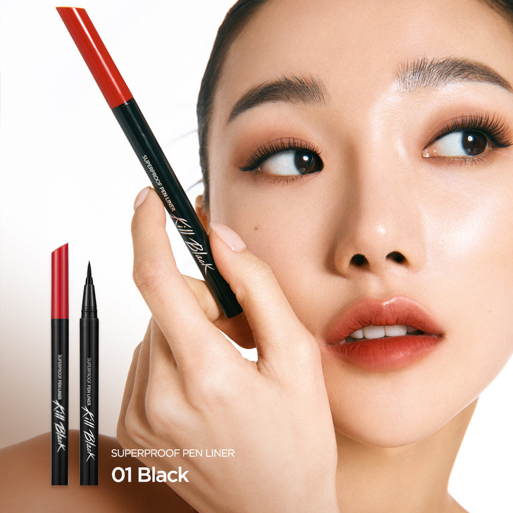 SUPERPROOF PEN LINER KILL BLACK 01 BLACK - image 6
