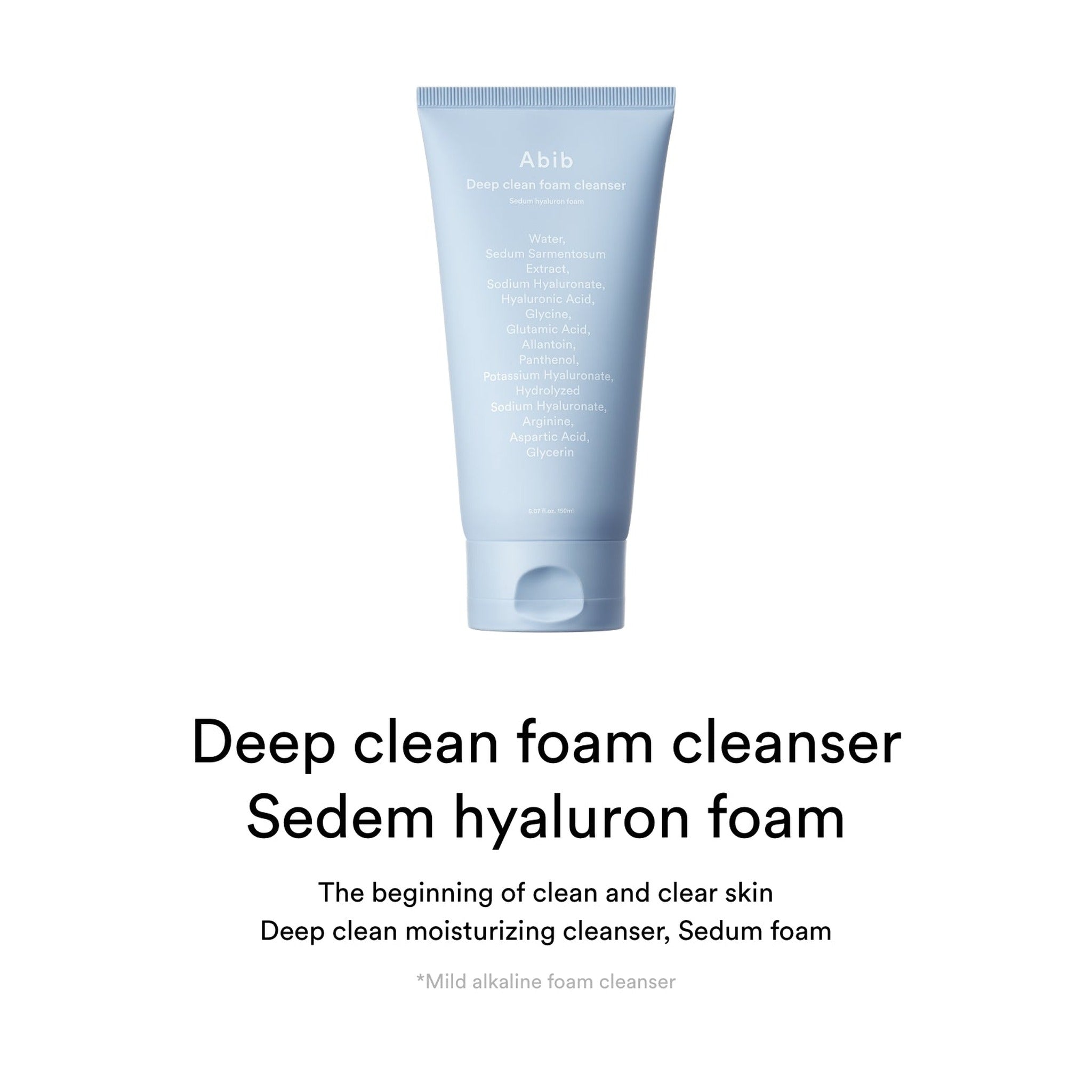 Sedum hyaluron foam_Deep clean foam cleanser 150ml - image 2