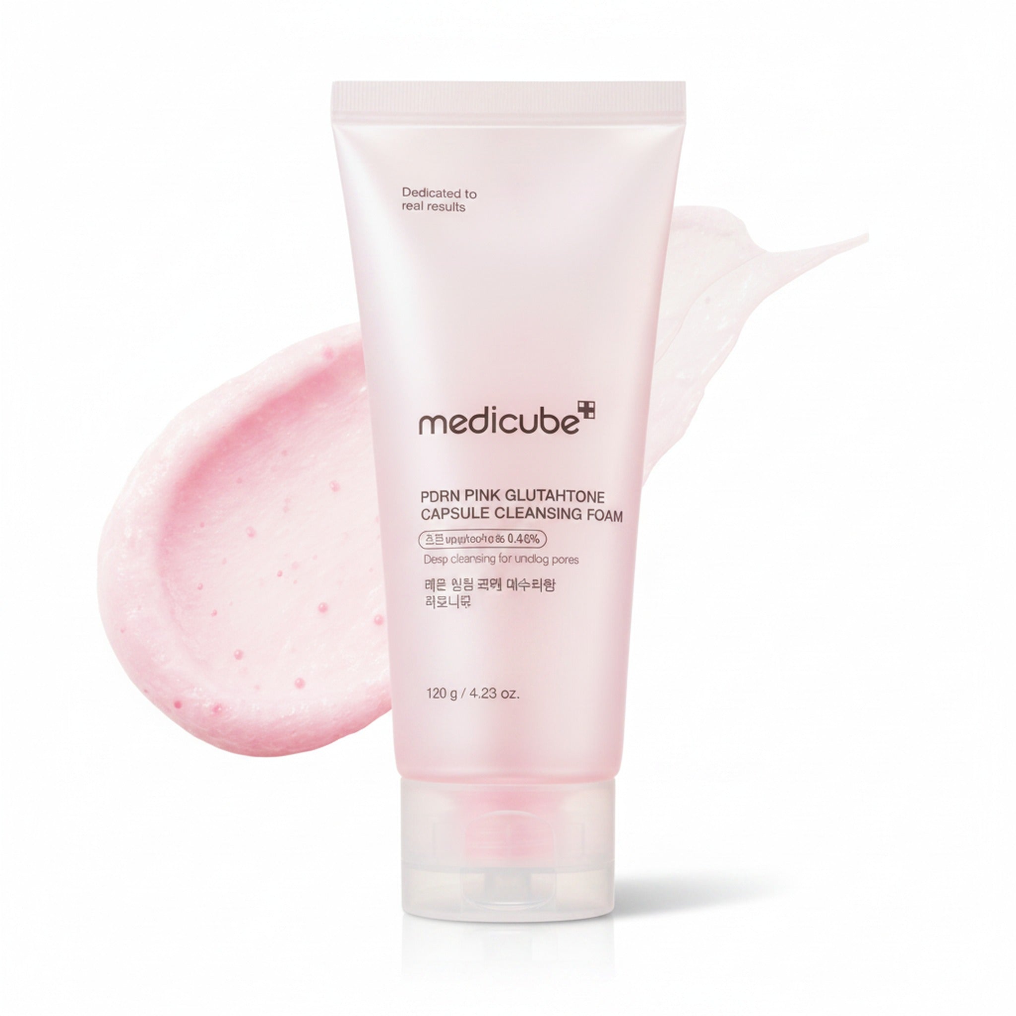 pdrn-pink-glutathione-capsule-cleansing-foam-120g-mecuc13-fc - packshot