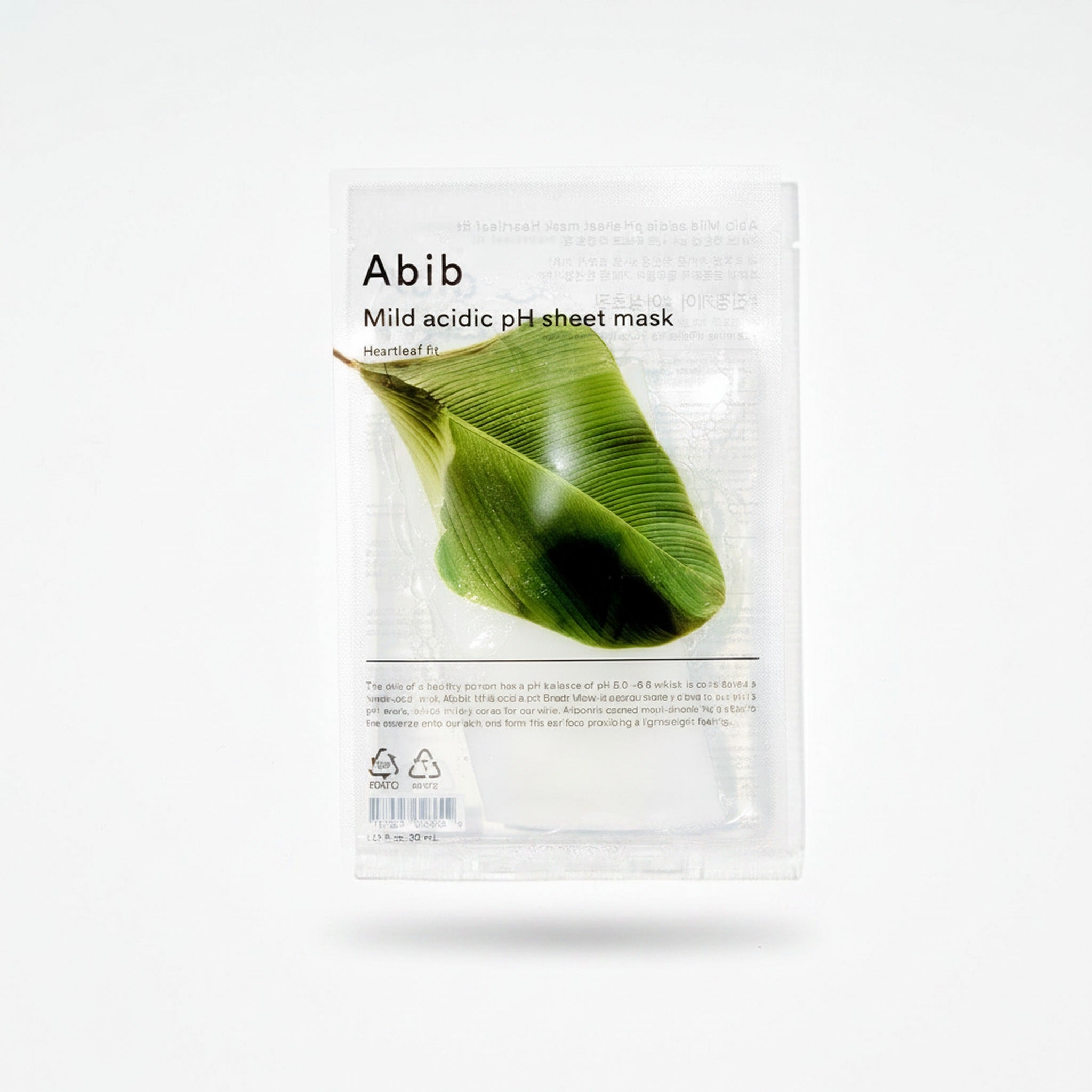Mild Acidic pH Sheet Mask_HEARTLEAF FIT - image 1
