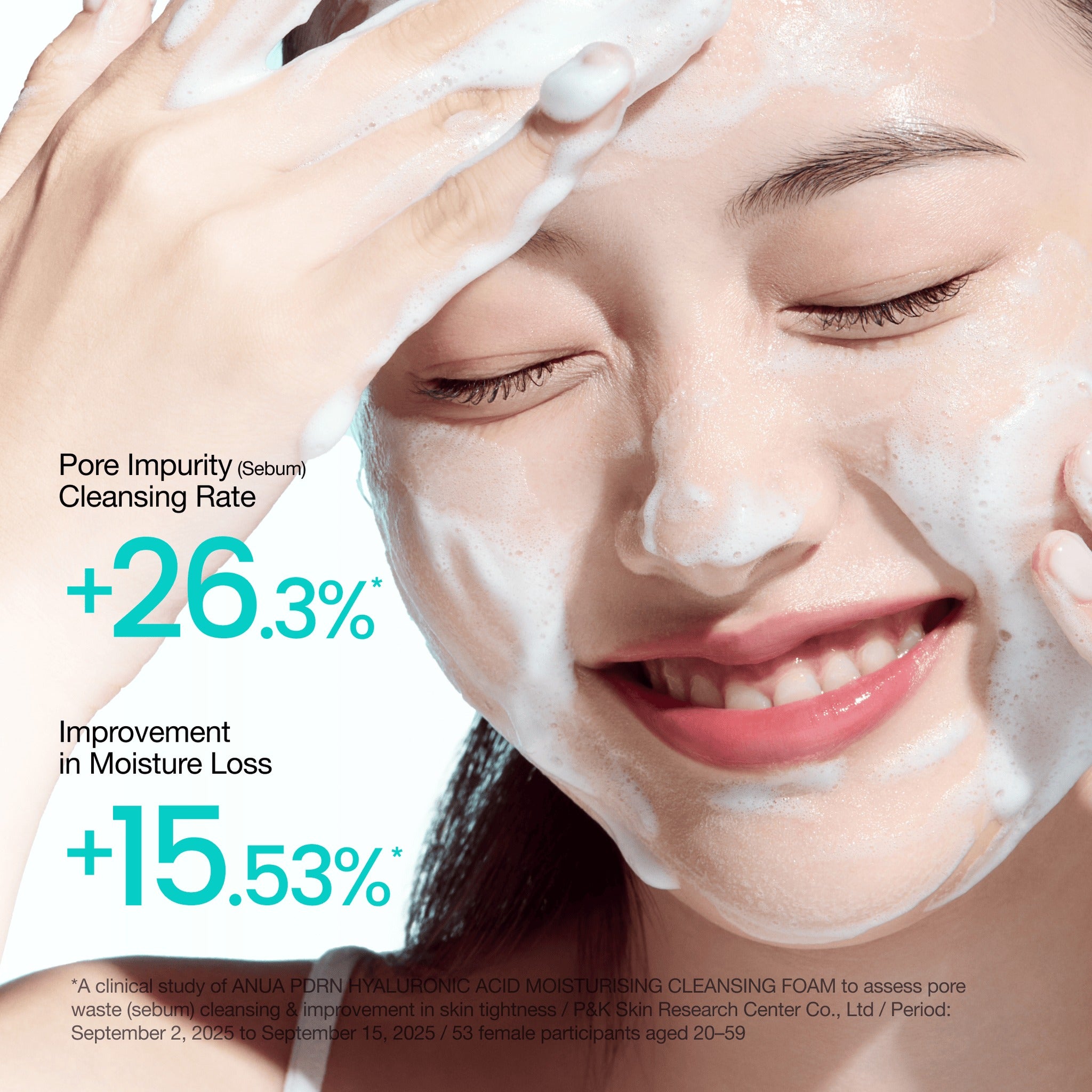 PDRN HYALURONIC ACID MOISTURIZING CLEANSING FOAM 150ml - image 4