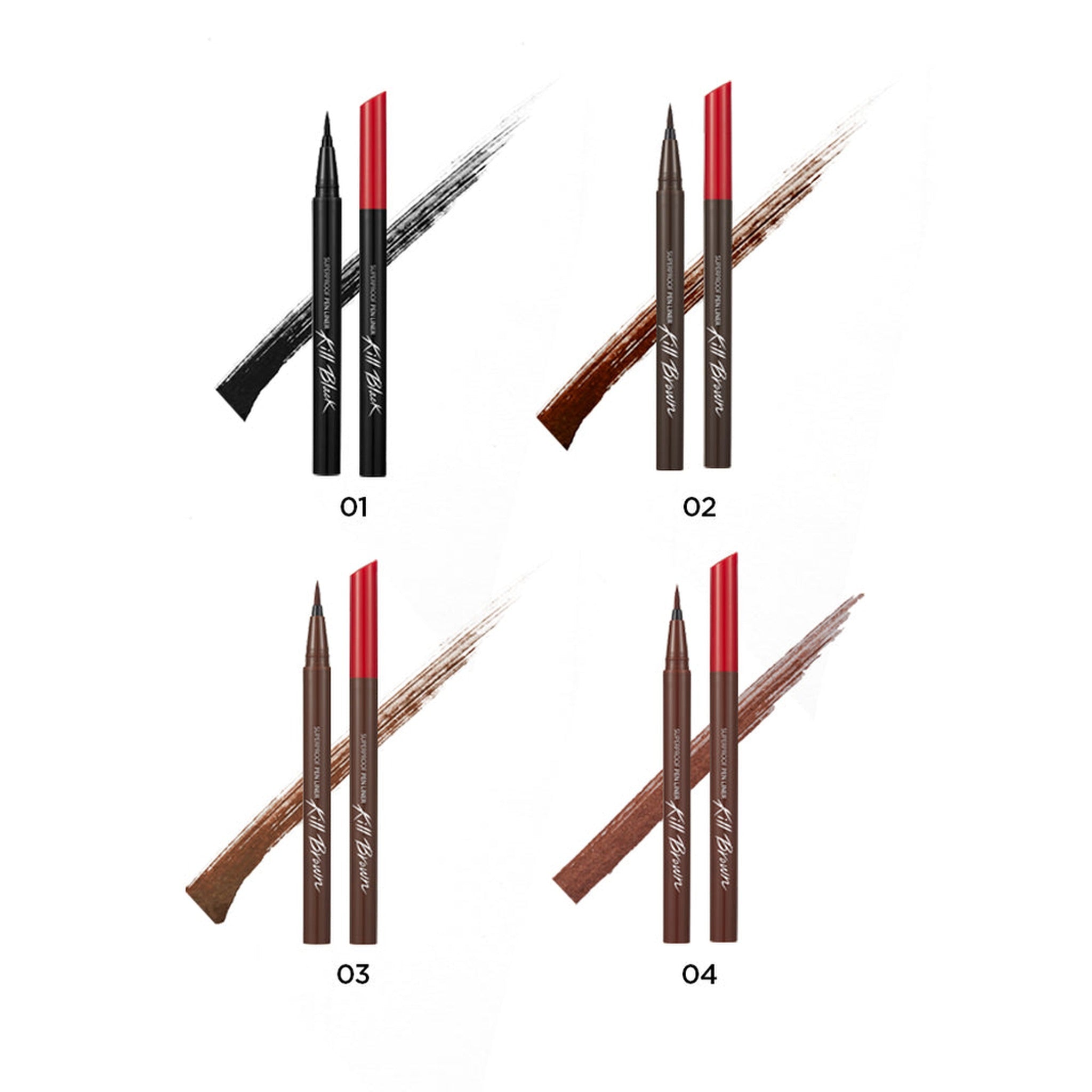 SUPERPROOF PEN LINER KILL BLACK 01 BLACK - image 7