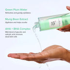 Green plum refreshing toner : AHA + BHA (150ml) - image 4