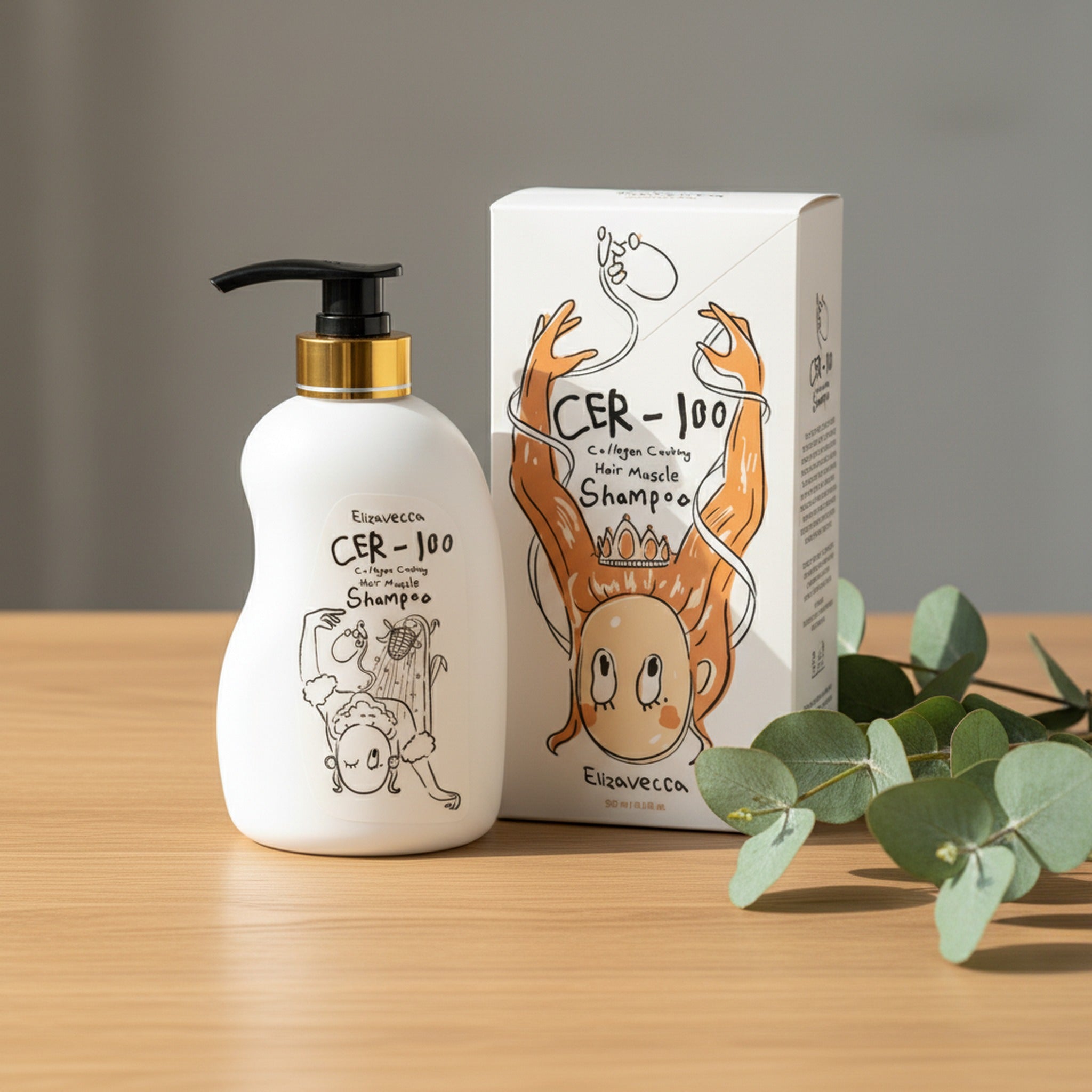 (Renew) CER-100 Collagen Coating Hair A+ Muscle Helltornado Shampoo 500ml - image 3