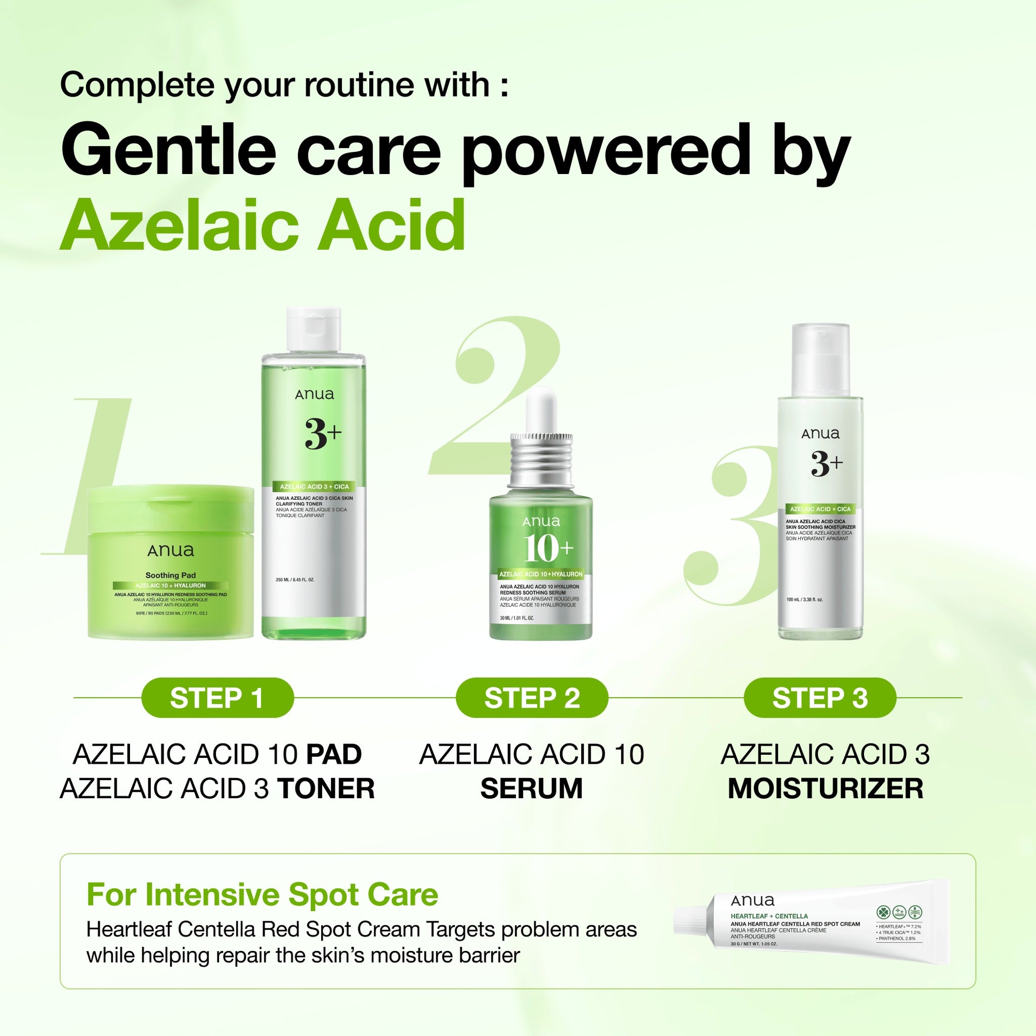 (Worldwide)(1EA) AZELAIC ACID HYALURON REDNESS SOOTHING SERUM MASK 23ml - image 8