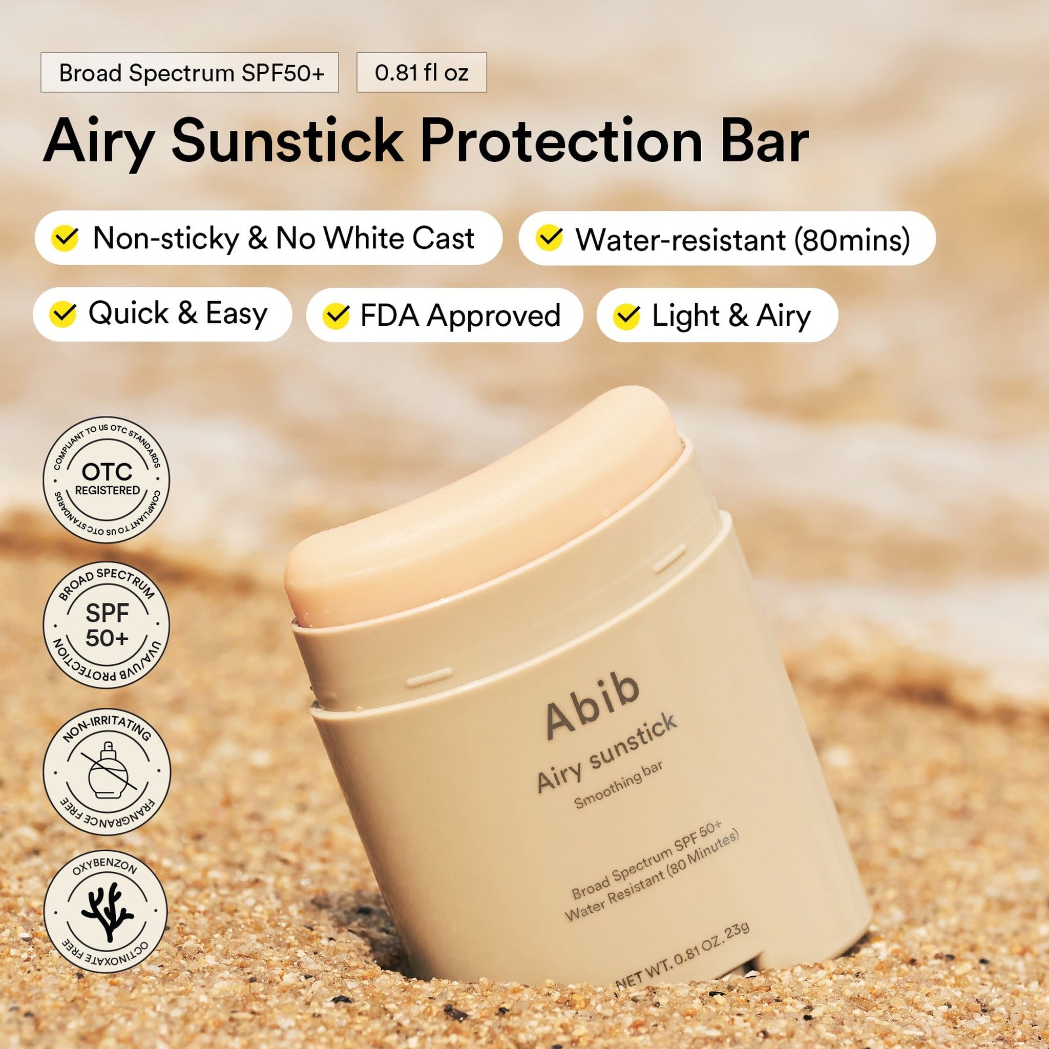 Airy Sunstick - smoothing bar 23g (OTC ver.) - image 2
