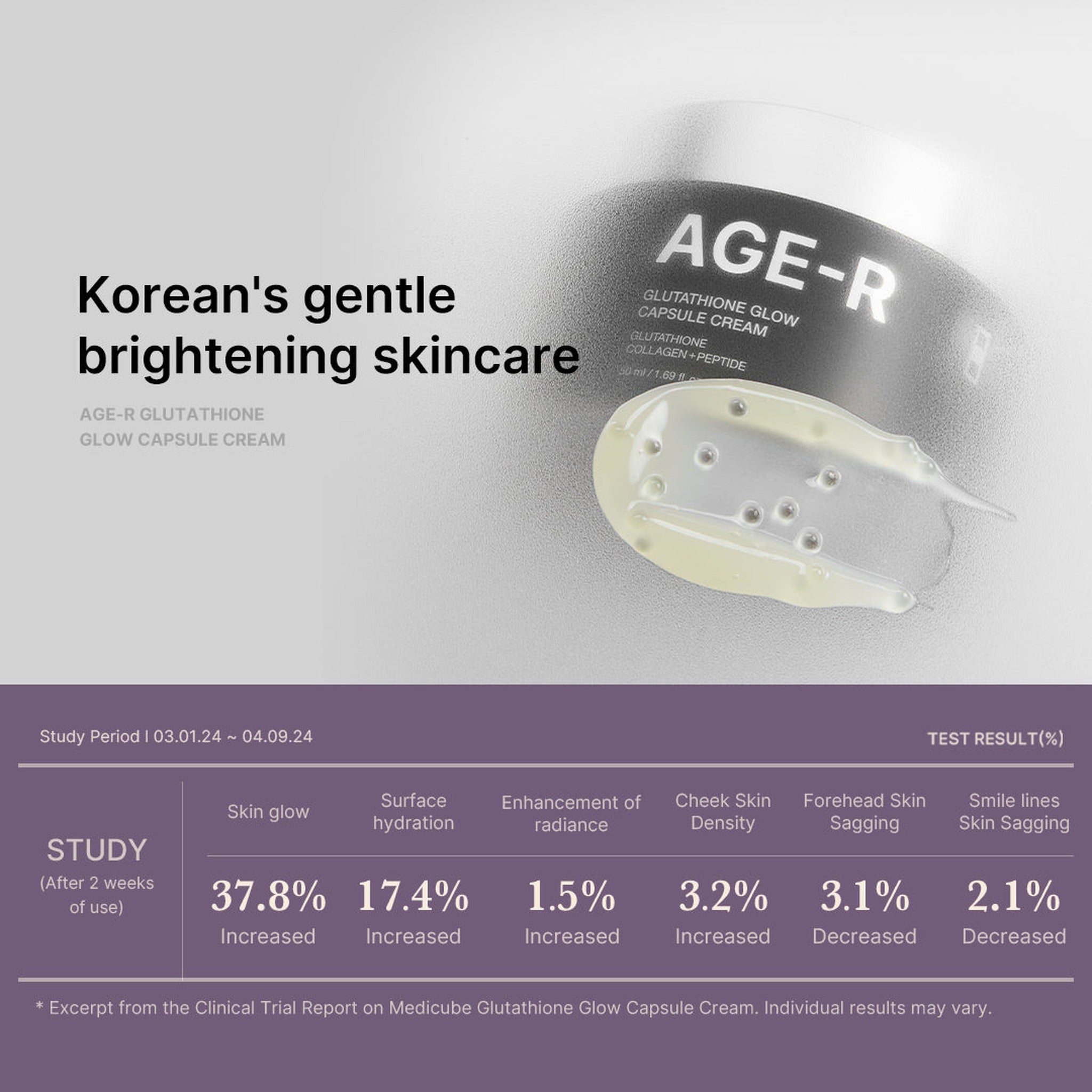 AGE-R GLUTATHIONE GLOW CAPSULE CREAM 50ml - image 6