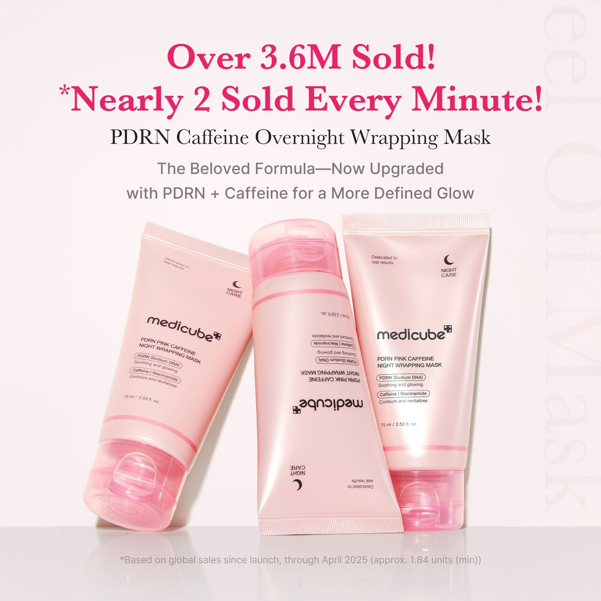 PDRN PINK CAFFEINE NIGHT WRAPPING MASK 75ML - image 2