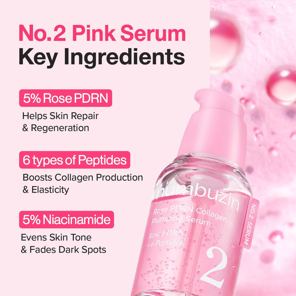 No.2 Rose PDRN Collagen 2X Plumping Serum 30ml - image 4